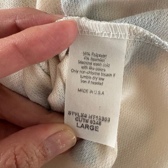 NWT HOPELY Boutique Tie Dye Women's  Long Sleeve Top Large - Picture 5 of 5